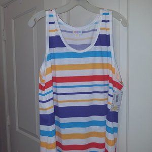 BRAND NEW with tags LLR TANK TOP 3x Multi stripes